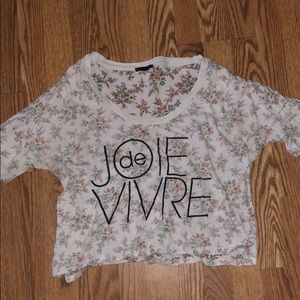 Floral crop top